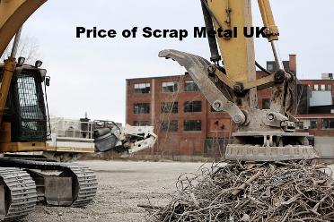 Price of Scrap Metal UK 2021/2022